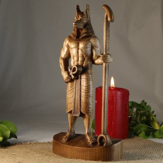 Anubis statue Egyptian statue Ancient egypt Egyptian mythology Egyptian god Egyptian anubis Goddess statue God statue Altar statue Anubis