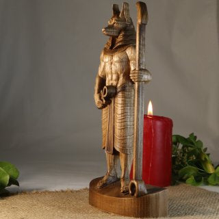 Anubis statue Egyptian statue Ancient egypt Egyptian mythology Egyptian god Egyptian anubis Goddess statue God statue Altar statue Anubis