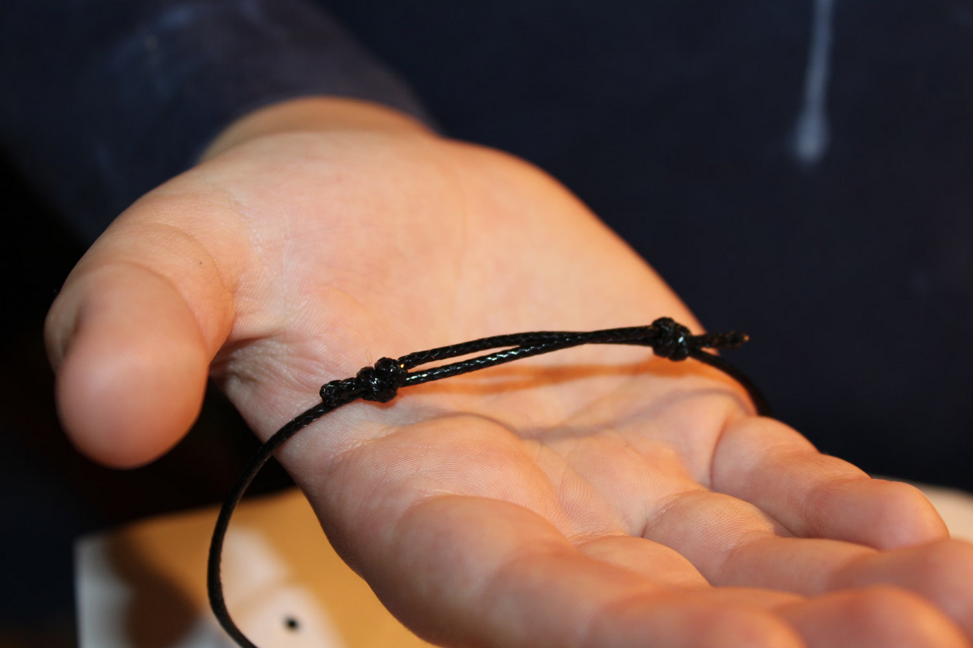 Ancient Celtic Irish Bog Oak Knot Necklace