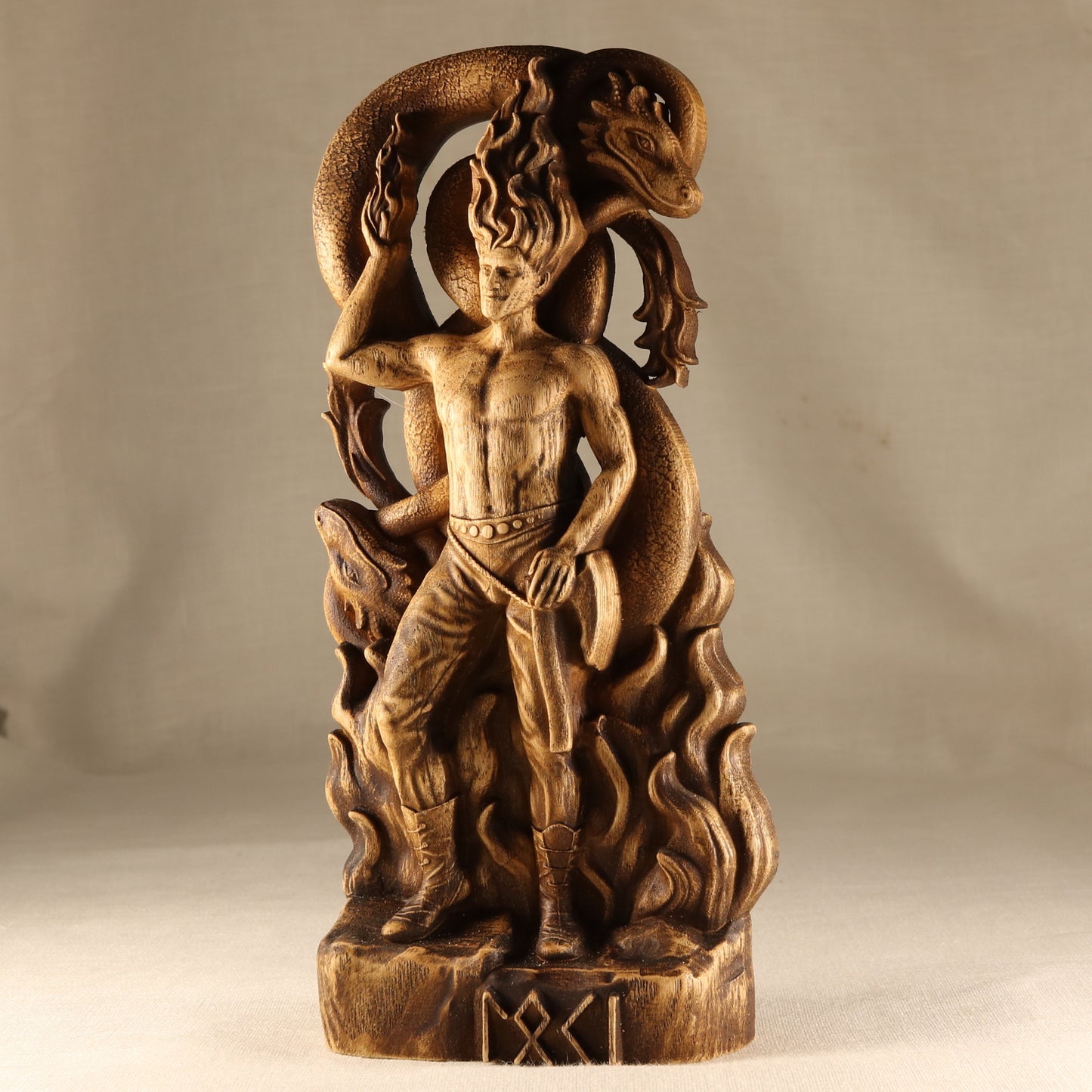 Loki Altar - Viking Wooden Decor