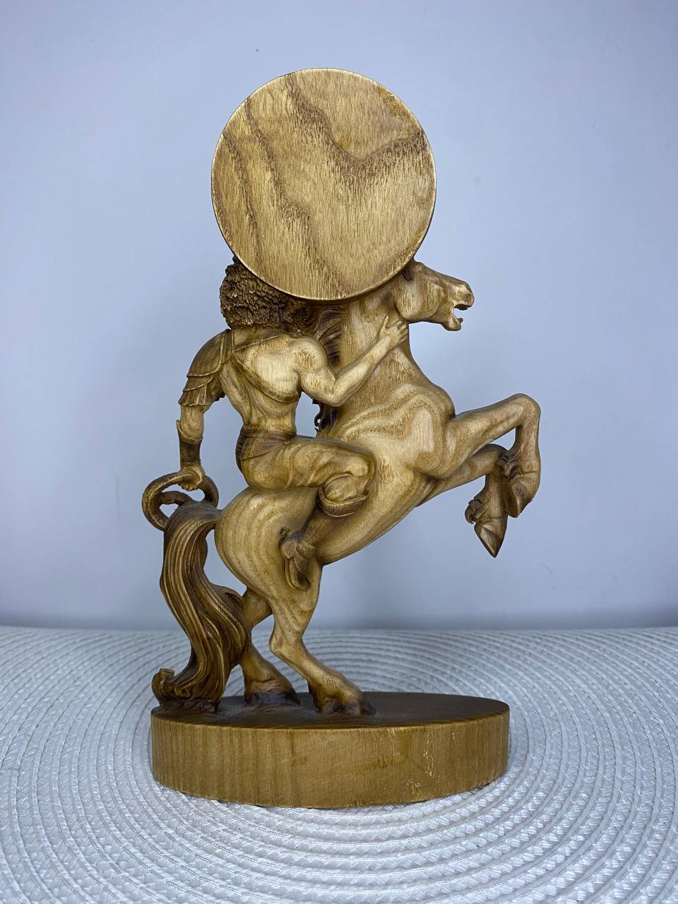 Vine Demon King Statue | Hand-Carved Ash Wood Goetia Occult Art