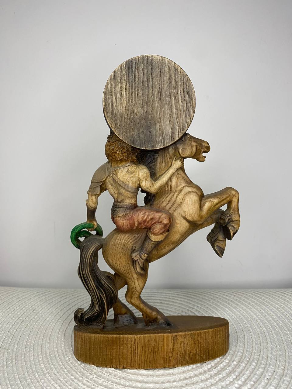 Vine Demon King Statue | Hand-Carved Ash Wood Goetia Occult Art