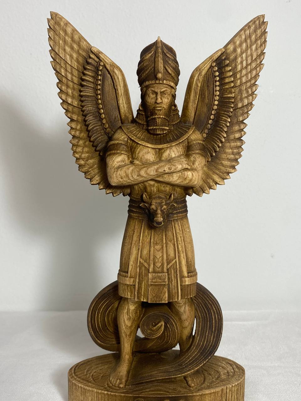 Enlil statue Sumerian gods Goddess statue Anunnaki Sumerian statue Mesopotamian mythology Mesopotamia art Ishtar Goddess figurine wooden carving