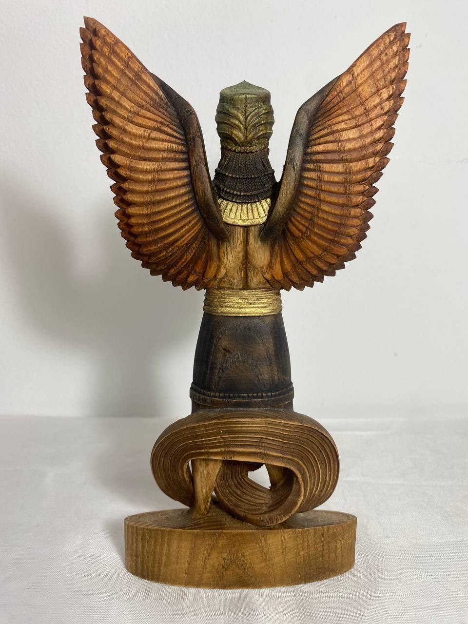 Enlil statue Sumerian gods Goddess statue Anunnaki Sumerian statue Mesopotamian mythology Mesopotamia art Ishtar Goddess figurine wooden carving