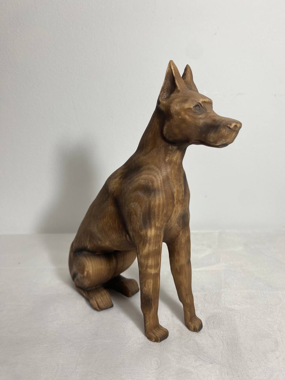 Doberman art Doberman gift Doberman Doberman dog Wood cared animal Dog statue Doberman carving Dog art Dog wood décor Dog figurine Dog gift