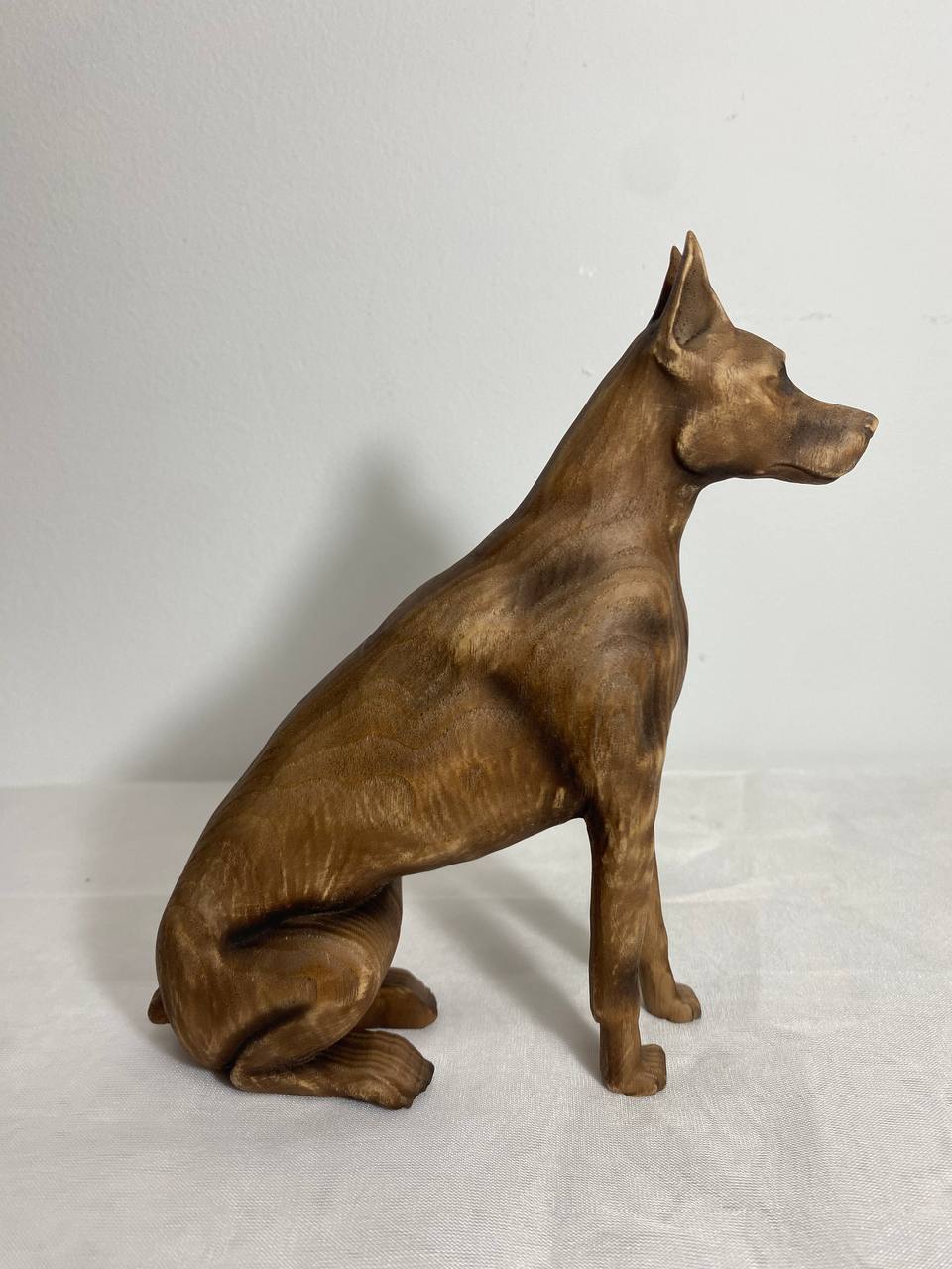 Doberman art Doberman gift Doberman Doberman dog Wood cared animal Dog statue Doberman carving Dog art Dog wood décor Dog figurine Dog gift