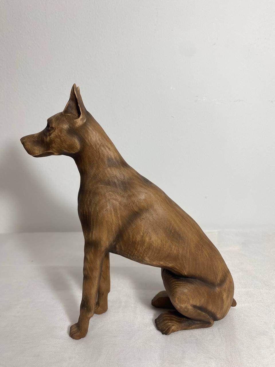 Doberman art Doberman gift Doberman Doberman dog Wood cared animal Dog statue Doberman carving Dog art Dog wood décor Dog figurine Dog gift