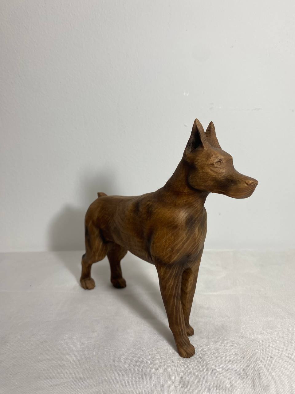 Doberman art Doberman gift Doberman Doberman dog Wood cared animal Dog statue Doberman carving Dog art Dog wood décor Dog figurine Dog gift