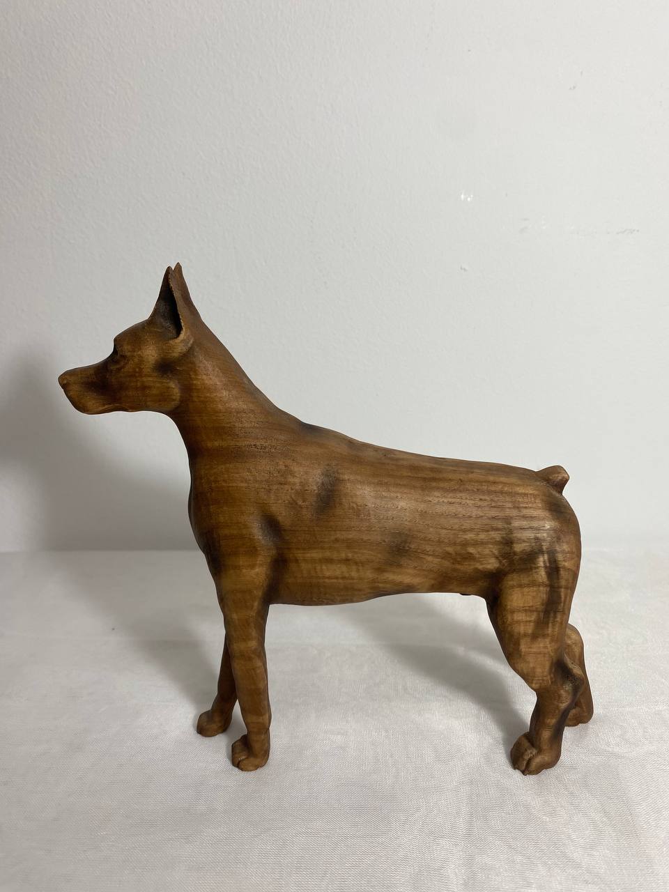 Doberman art Doberman gift Doberman Doberman dog Wood cared animal Dog statue Doberman carving Dog art Dog wood décor Dog figurine Dog gift