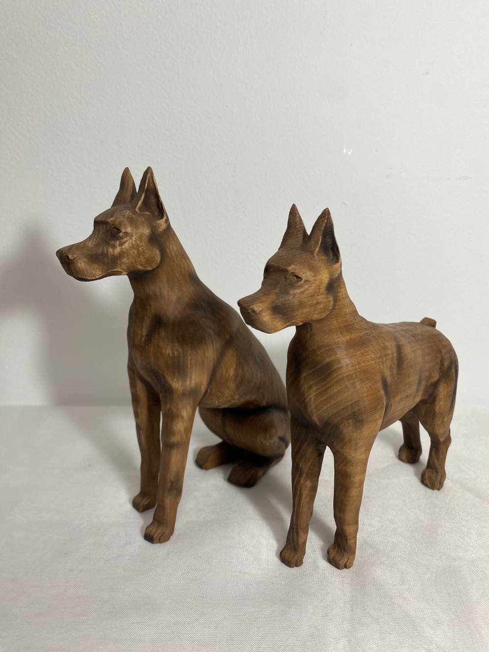 Doberman art Doberman gift Doberman Doberman dog Wood cared animal Dog statue Doberman carving Dog art Dog wood décor Dog figurine Dog gift