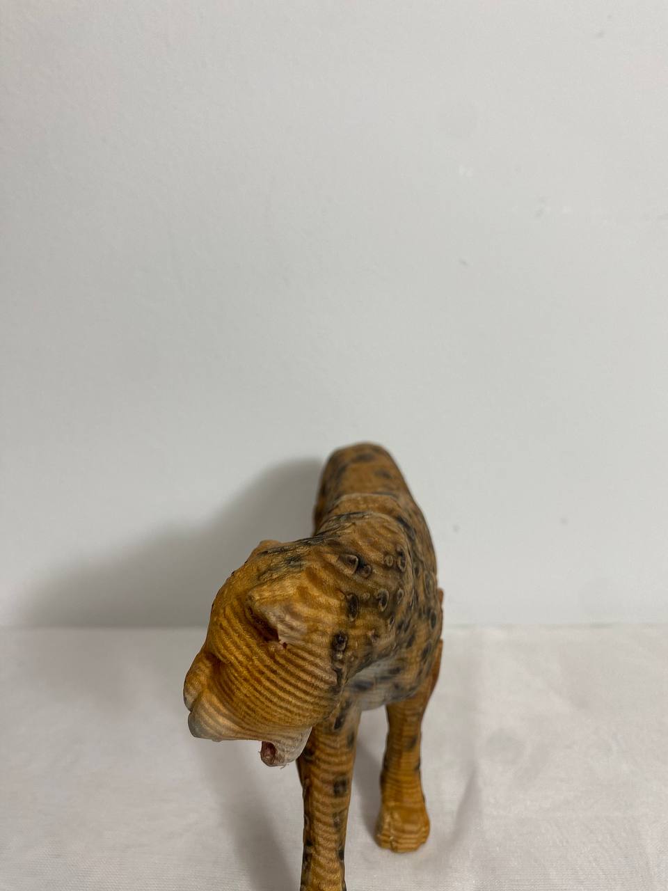 Panther Panther figurine Panther statue Carved panther Panther totemWood carved animals Leopard statue