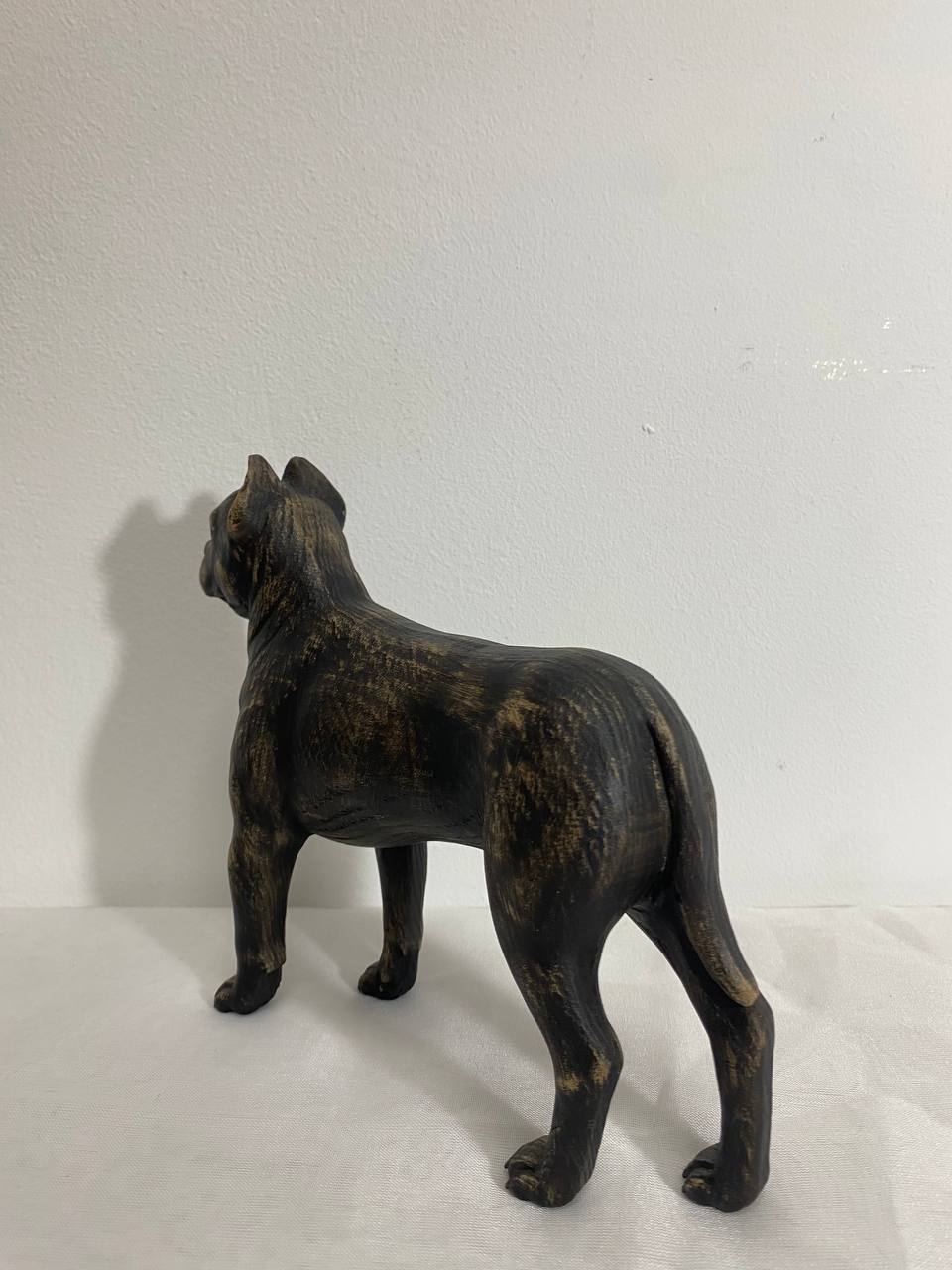 Pitbull statue, Dog statue American pitbull Pitbull terrier, Wooden pitbull Black pitbull Wood animal Wooden dog Dog figurine Pitbull decor