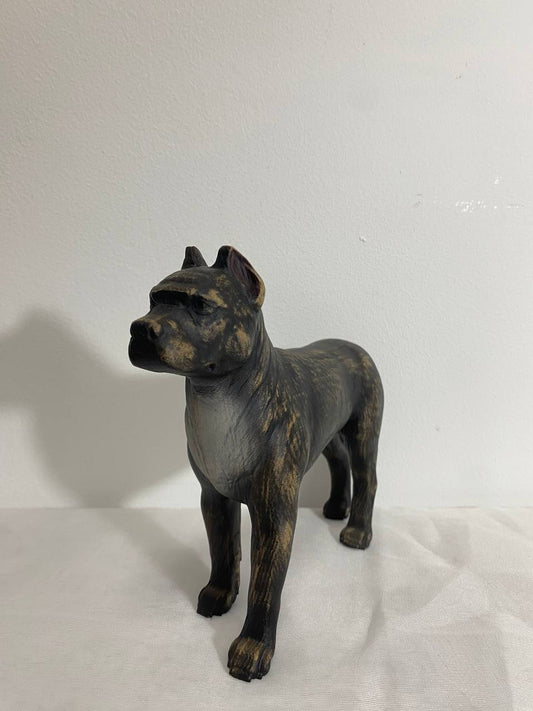 Pitbull statue, Dog statue American pitbull Pitbull terrier, Wooden pitbull Black pitbull Wood animal Wooden dog Dog figurine Pitbull decor