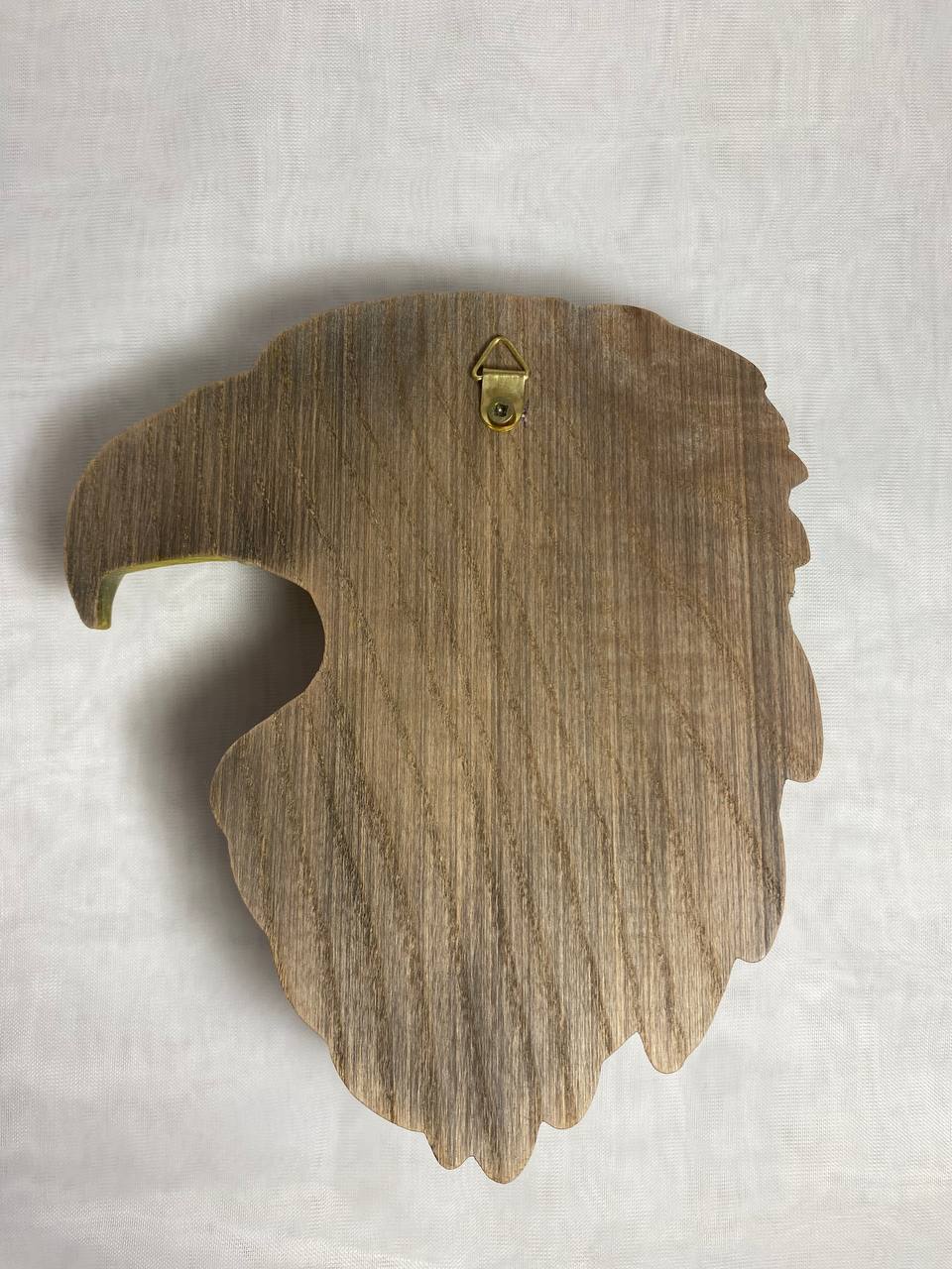 Bald Eagle Wood Wall Art - Wood Carved American Patriot