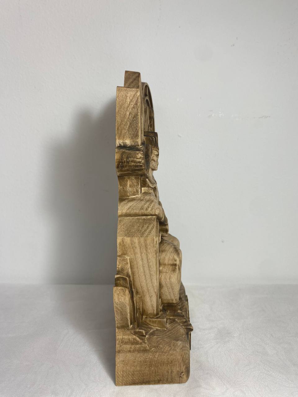 Mammon, Demon, Wooden statue