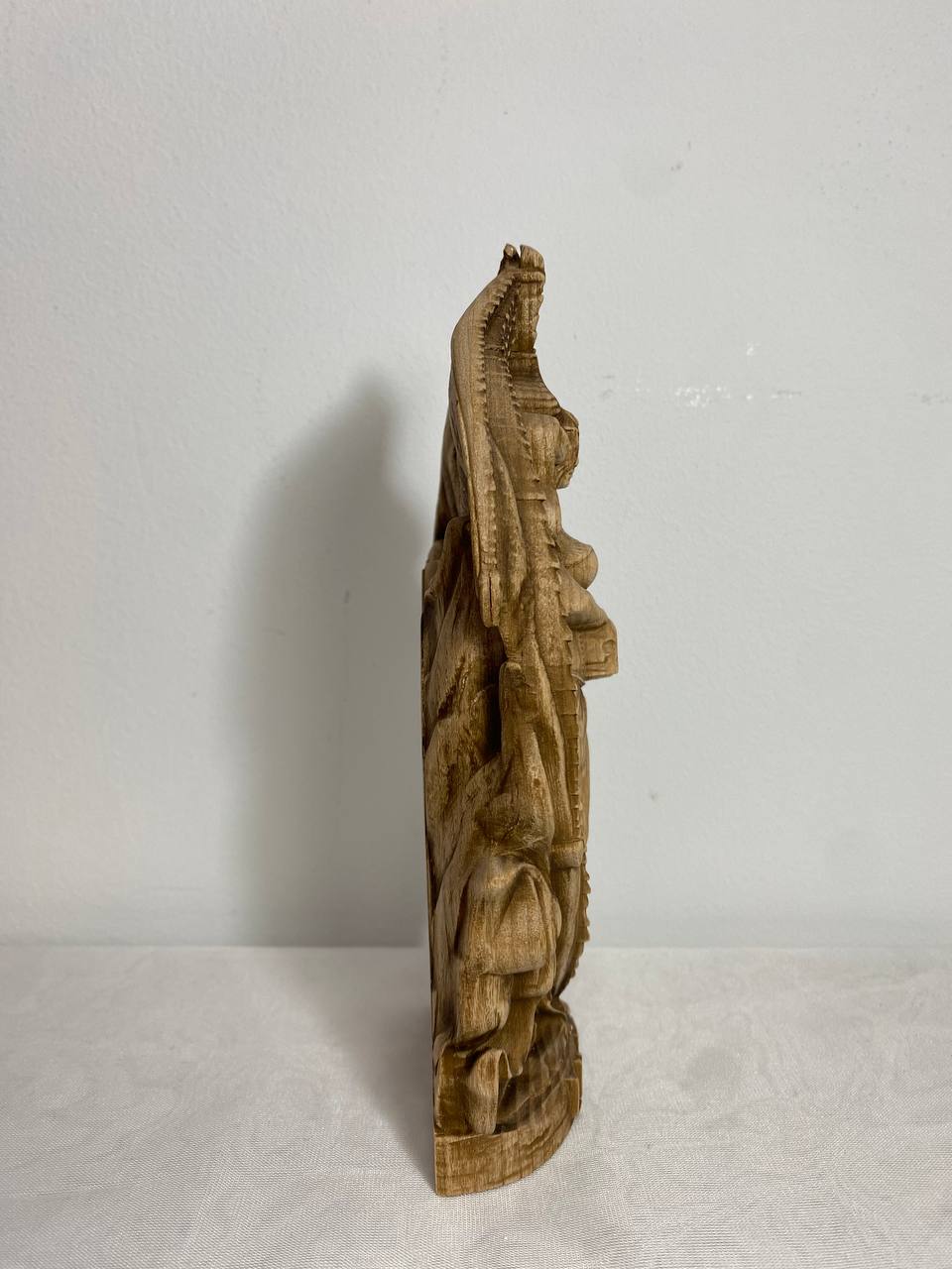 Wooden Lilith Statue - Mother of Demons Sculpture