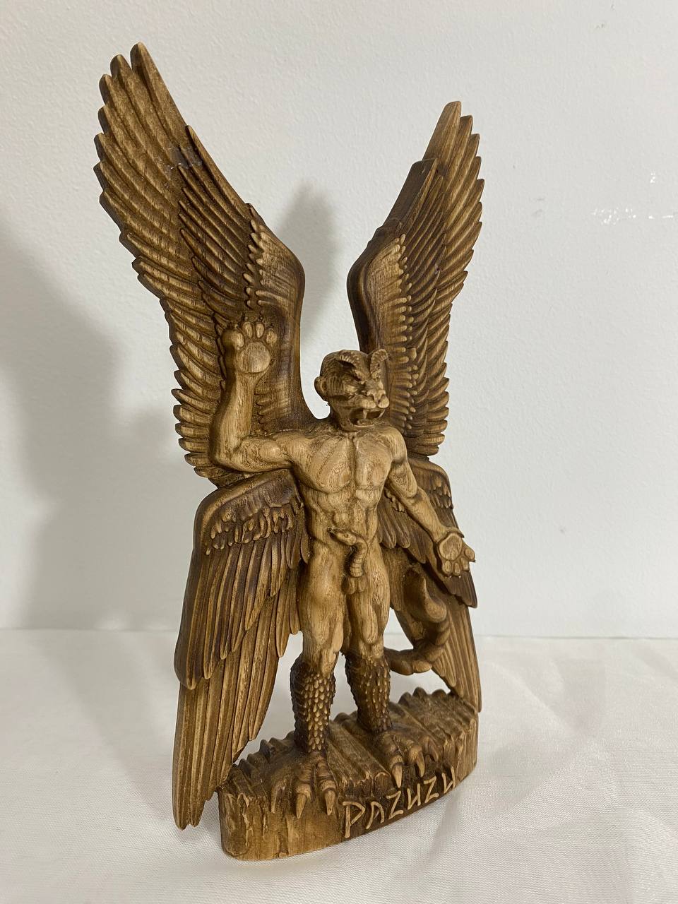 Pazuzu Pazuzu statue Demon statue Pazuzu idol Satanic statue Sumerian statue Mythical creature Sumerian goddess Ishtar Wicca Occult decor