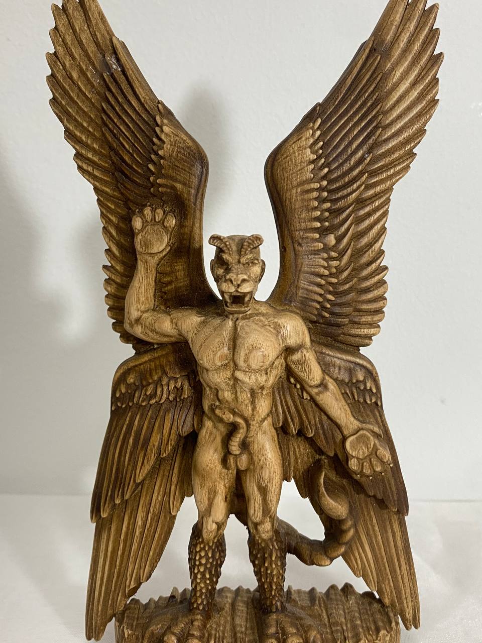 Pazuzu Pazuzu statue Demon statue Pazuzu idol Satanic statue Sumerian statue Mythical creature Sumerian goddess Ishtar Wicca Occult decor