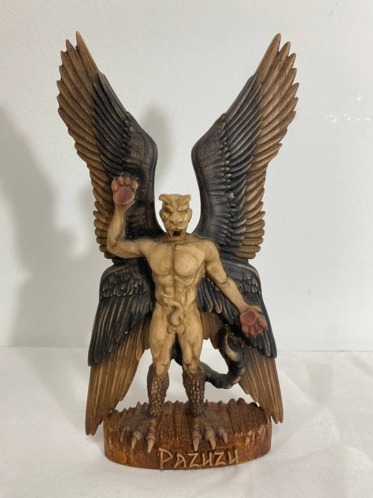 Pazuzu Pazuzu statue Demon statue Pazuzu idol Satanic statue Sumerian statue Mythical creature Sumerian goddess Ishtar Wicca Occult decor