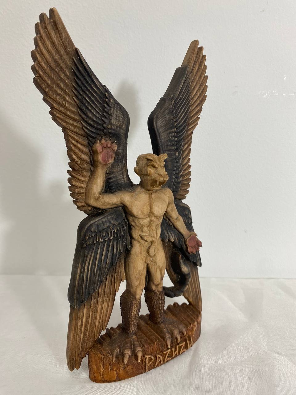 Pazuzu Pazuzu statue Demon statue Pazuzu idol Satanic statue Sumerian statue Mythical creature Sumerian goddess Ishtar Wicca Occult decor