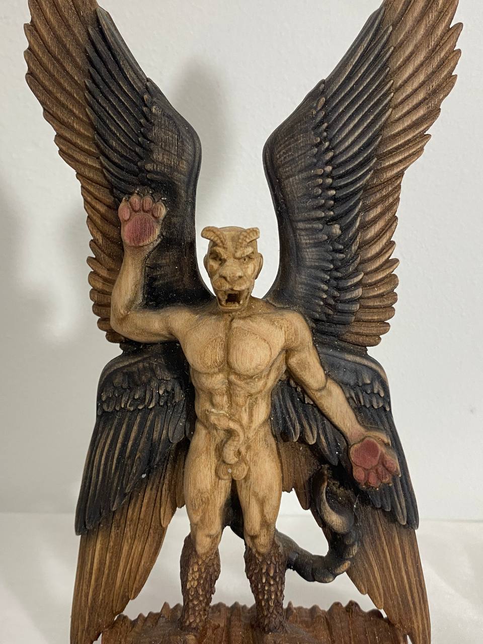 Pazuzu Pazuzu statue Demon statue Pazuzu idol Satanic statue Sumerian statue Mythical creature Sumerian goddess Ishtar Wicca Occult decor