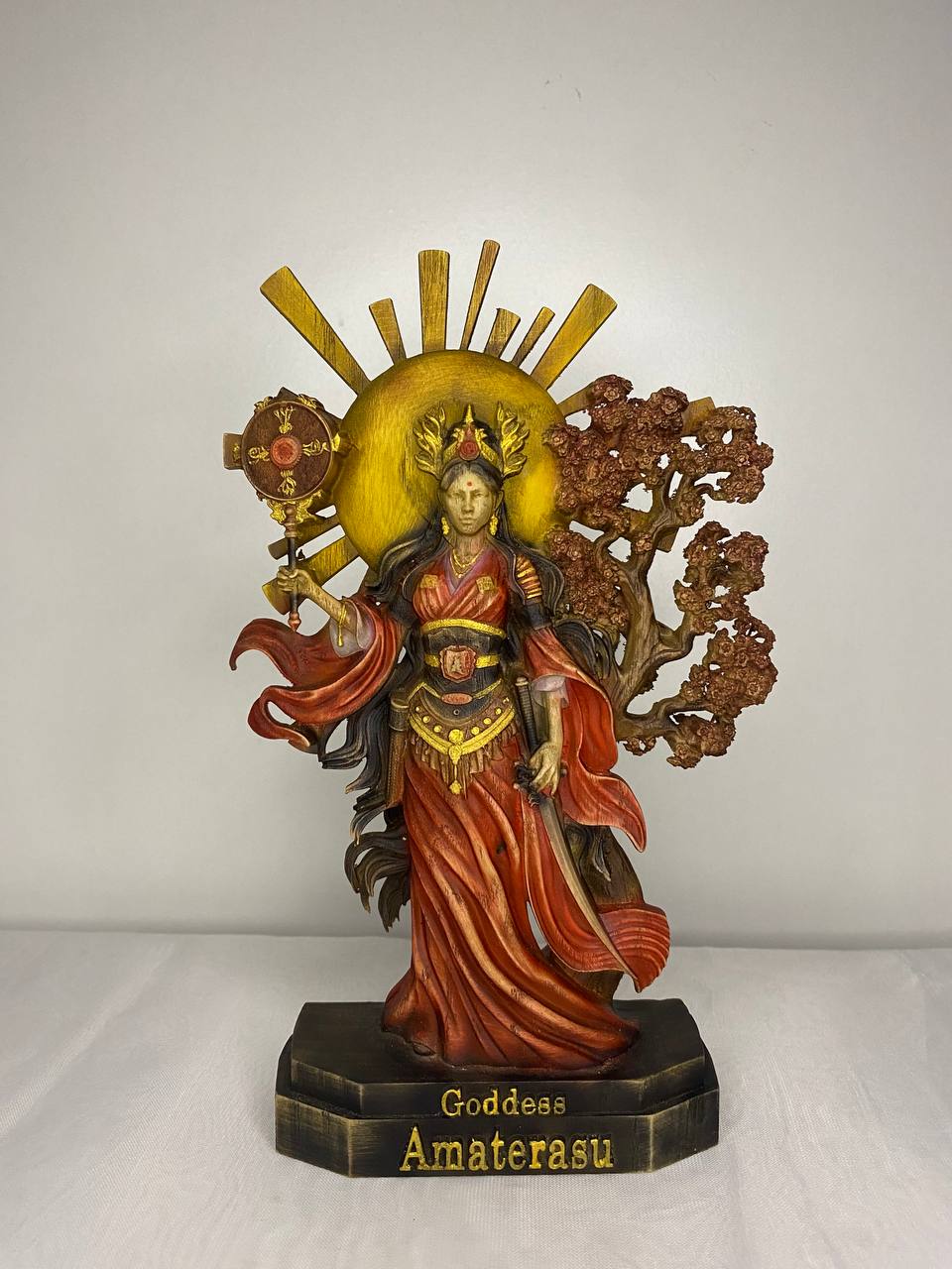 Amaterasu Goddess amaterasu Sun goddess Amaterasu statueJapanese mythology Japanese goddess Divine feminine Amaterasu okami Amaterasu figure