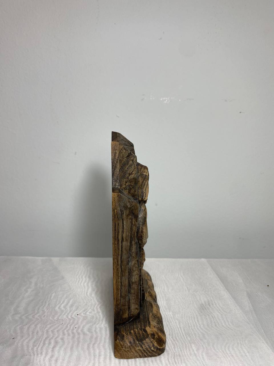 Frigg statue Wood carving Pagan goddess statue Mini altar