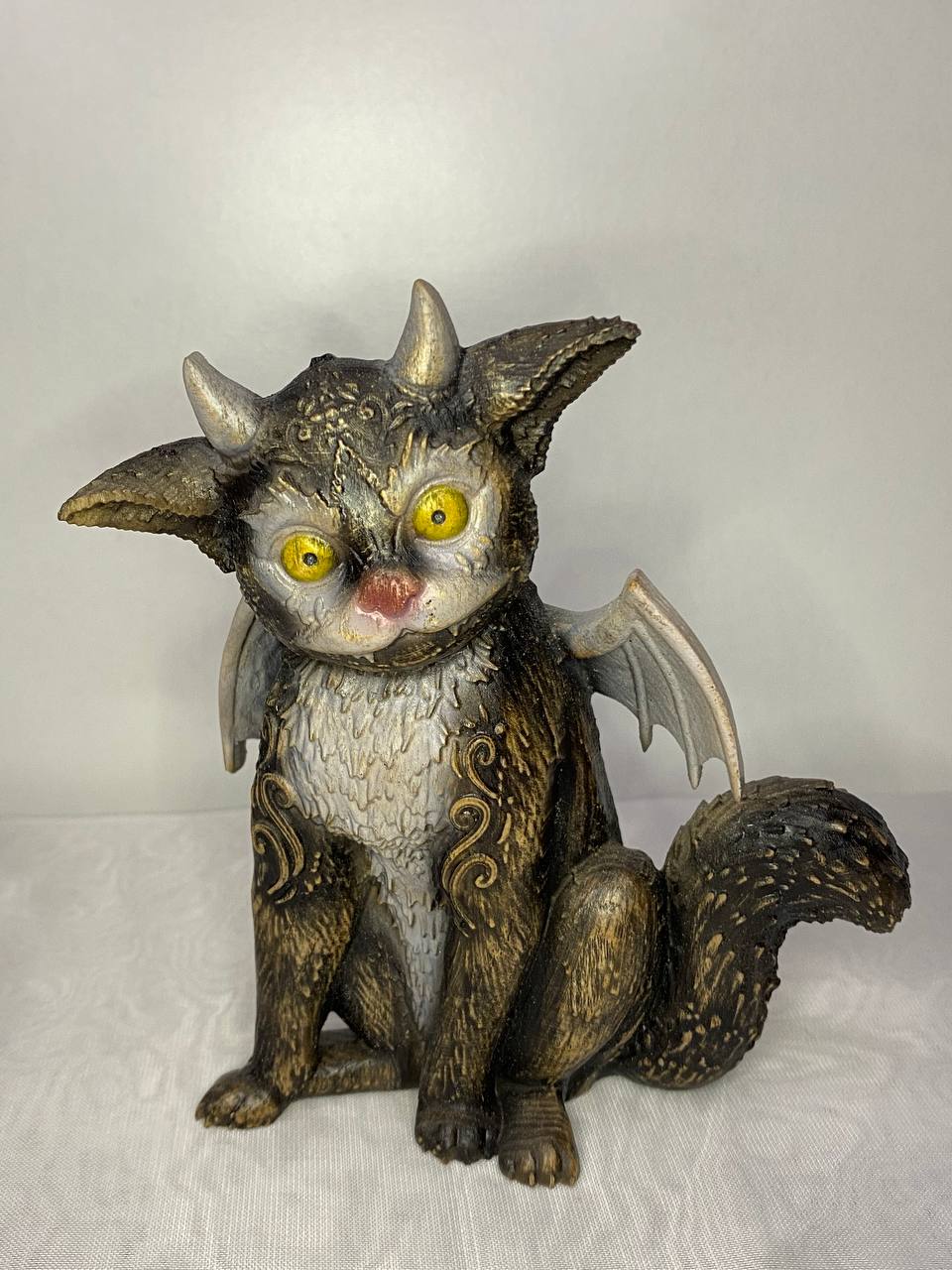 Pooka Puca Celtic mythology Celtic statue Irish folklore Fairy Mystical animal Animal totem Spirit animal Celtic carving Wood carving Pagan