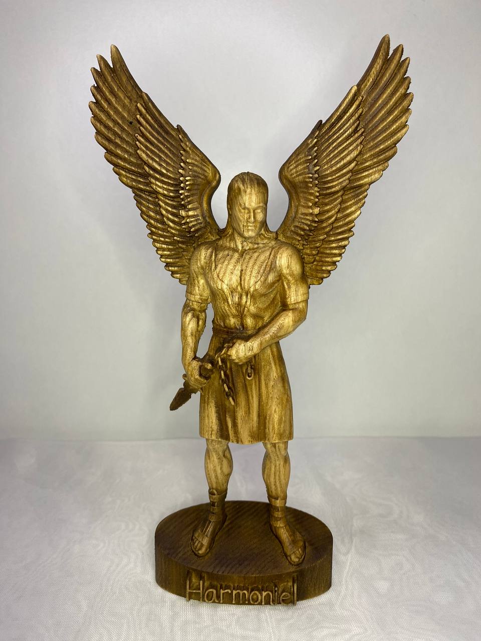 Harmoniel Harmoniel statue Demon Demon statue Goetia Gothic decor Occult decor Occult Home decor Wood statue Wood carving Decor statue