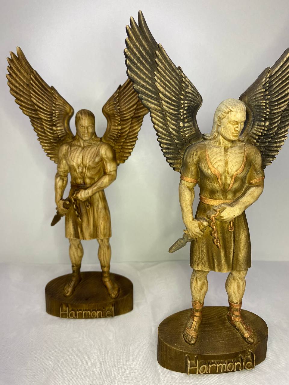 Harmoniel Harmoniel statue Demon Demon statue Goetia Gothic decor Occult decor Occult Home decor Wood statue Wood carving Decor statue