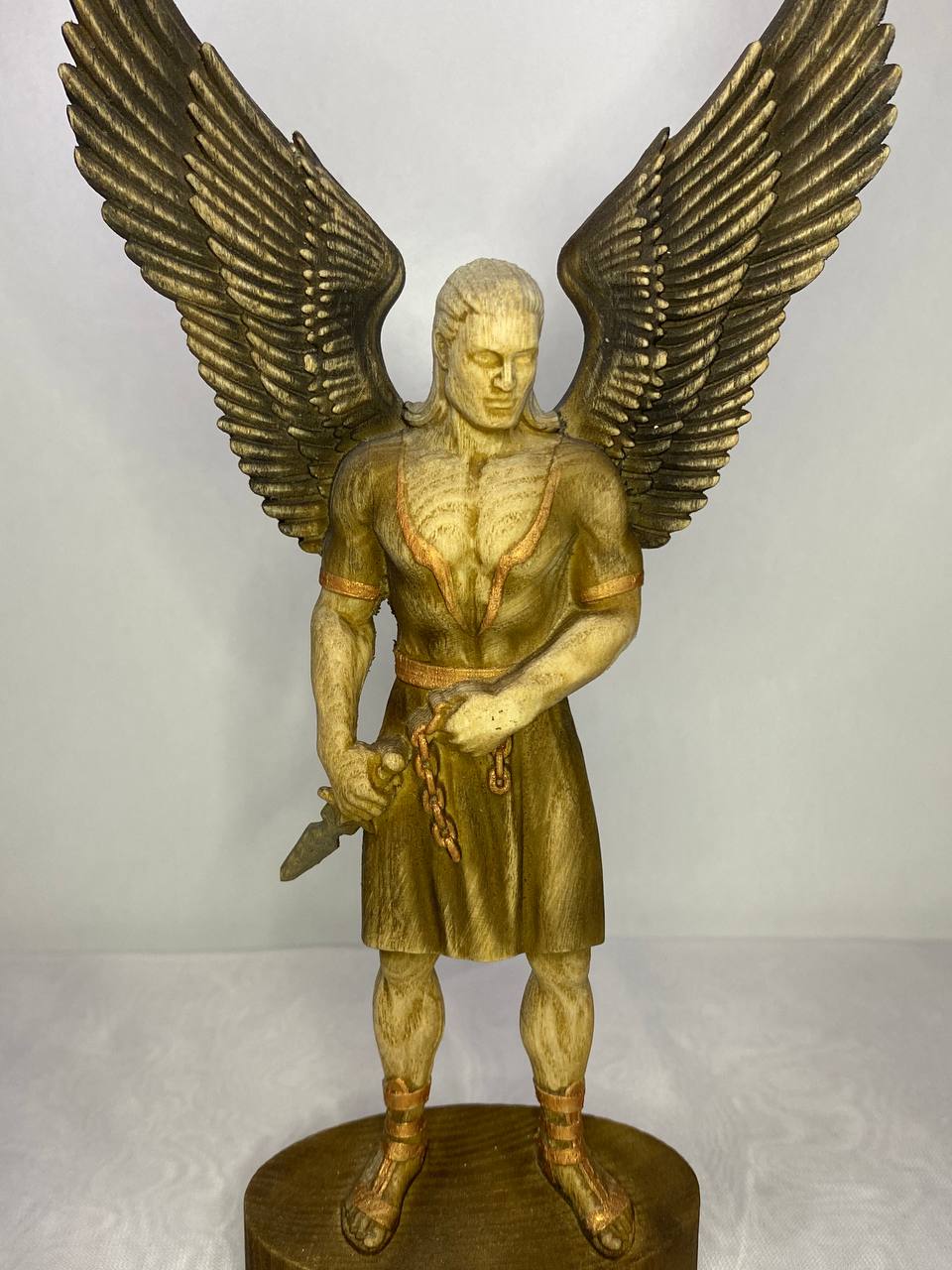 Harmoniel Harmoniel statue Demon Demon statue Goetia Gothic decor Occult decor Occult Home decor Wood statue Wood carving Decor statue