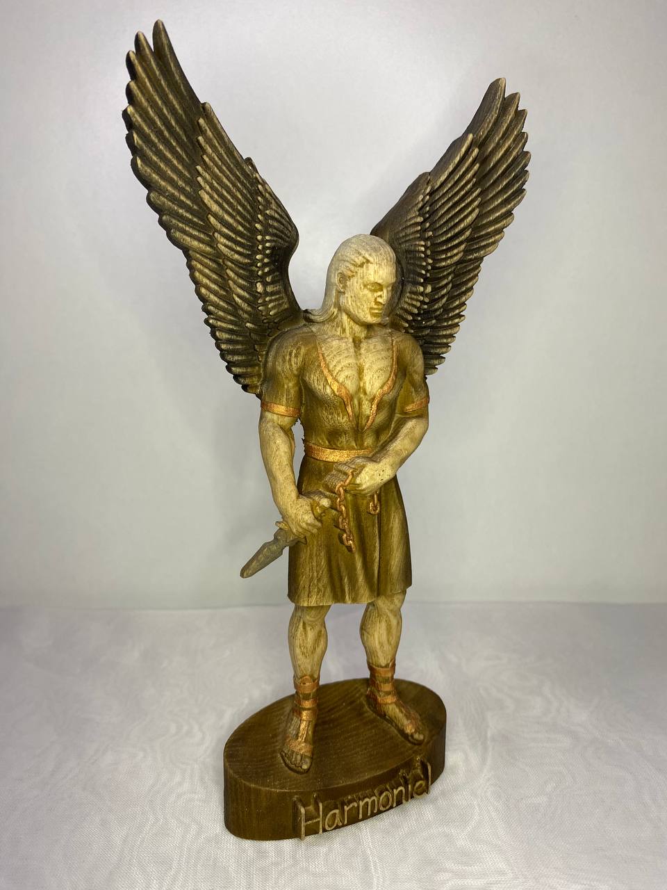 Harmoniel Harmoniel statue Demon Demon statue Goetia Gothic decor Occult decor Occult Home decor Wood statue Wood carving Decor statue