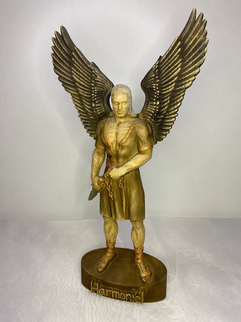 Harmoniel Harmoniel statue Demon Demon statue Goetia Gothic decor Occult decor Occult Home decor Wood statue Wood carving Decor statue