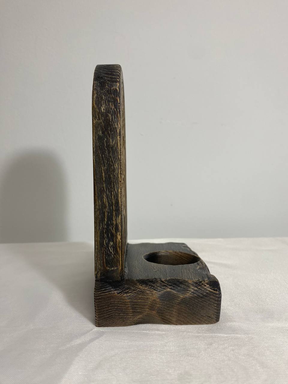 Hecate altar Goddess altar Wooden candle holder Greek goddess Greek mythology Pagan altar