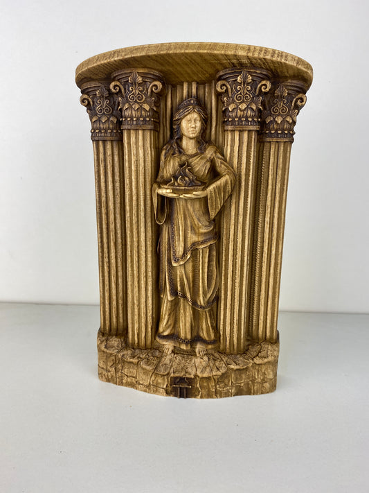 Hestia Greek mythology Greek goddess Hestia statue Goddess statue Hestia goddess Goddess of hearth Goddess hestia Greek statue Pagan goddess