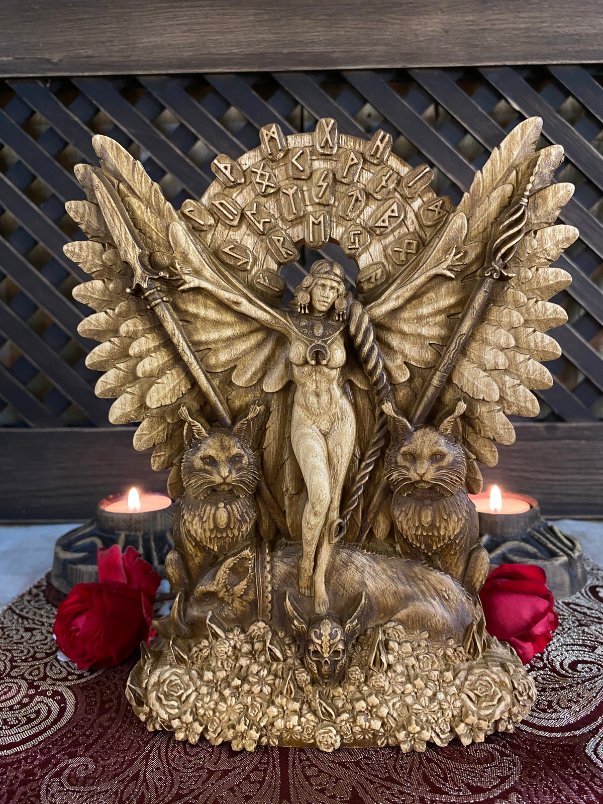 Freya statue Freyja statue Freya Goddess statue Norse gods Norse mytho ...