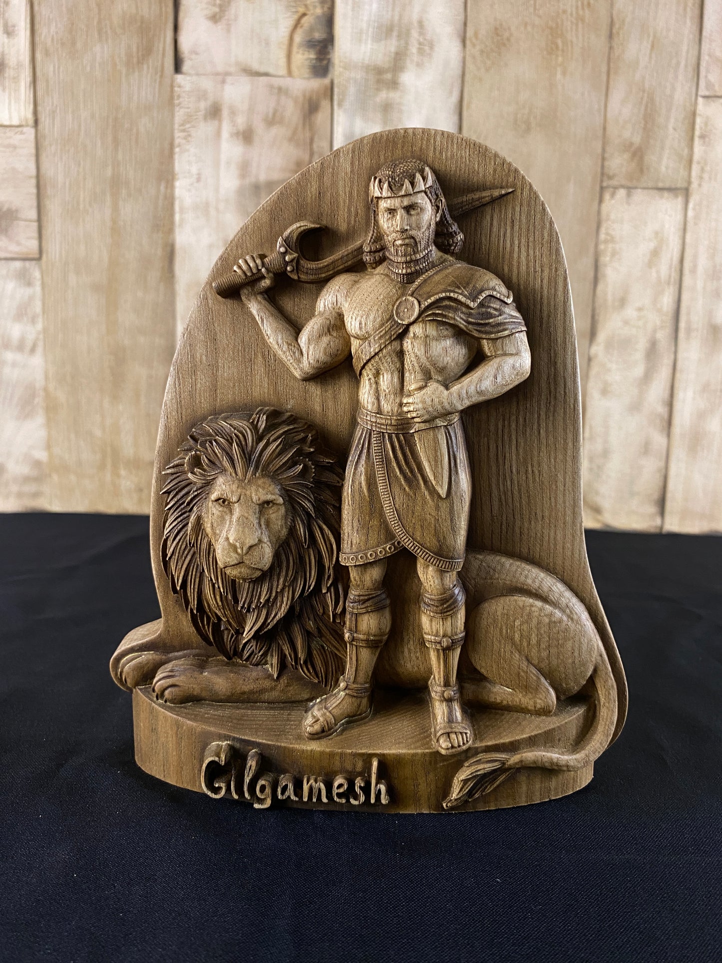 Gilgamesh statue Sumerian statue Sumerian gods Babylonian statue Ancient mesopotamian Epic gilgamesh Sumerian art Sumerian decor