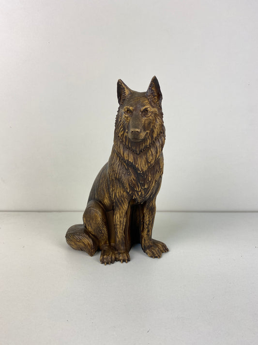 Wolf sculpture Wood wolf Wolf statue Wolf decor Norse mythology Fenrir Wolf art Viking wolf Wolf totem Wood carving Wooden wolf carved