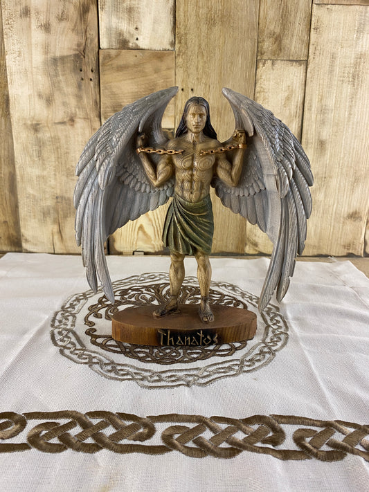 Thanatos Thanatos statue Greek statue Greek mythology Hades statue Pagan altar Greek god Greek altar Witchcraft Goddess statue Pagan statue