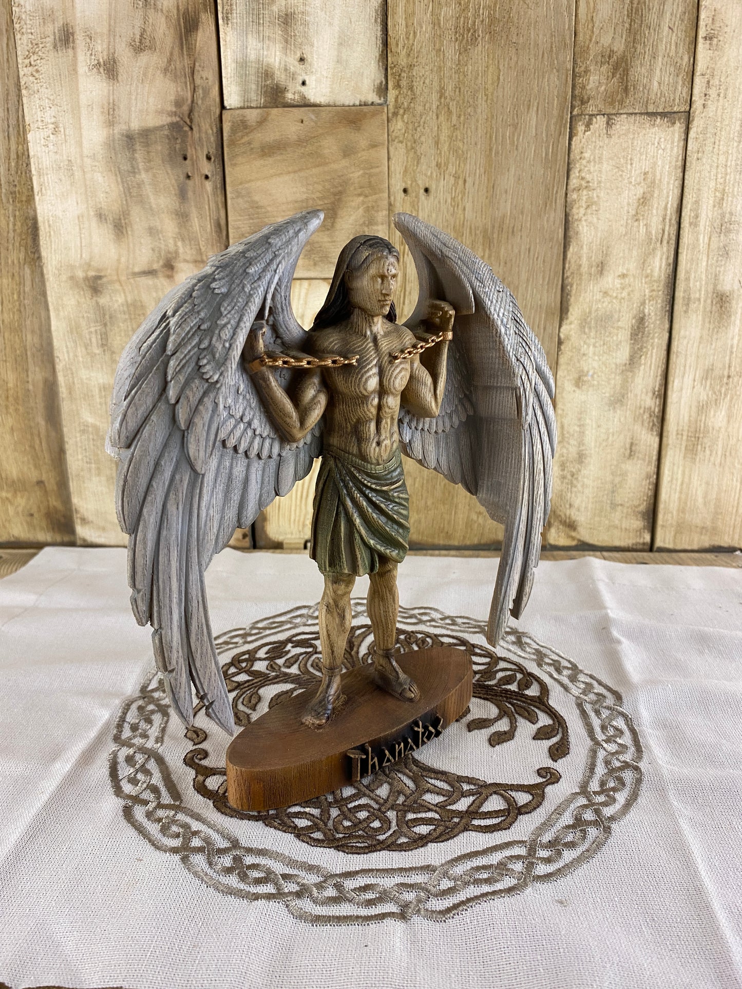 Thanatos Thanatos statue Greek statue Greek mythology Hades statue Pagan altar Greek god Greek altar Witchcraft Goddess statue Pagan statue