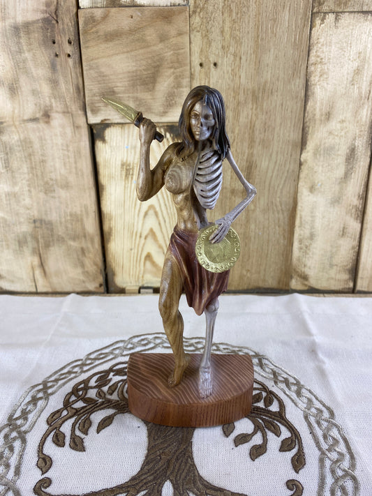 Hel statue Hel Norse gods Norse mythology Hel goddess Norse goddess Pagan statue Wiccan Hel figurine Norse gods Hel norse Asatru Goddess Art