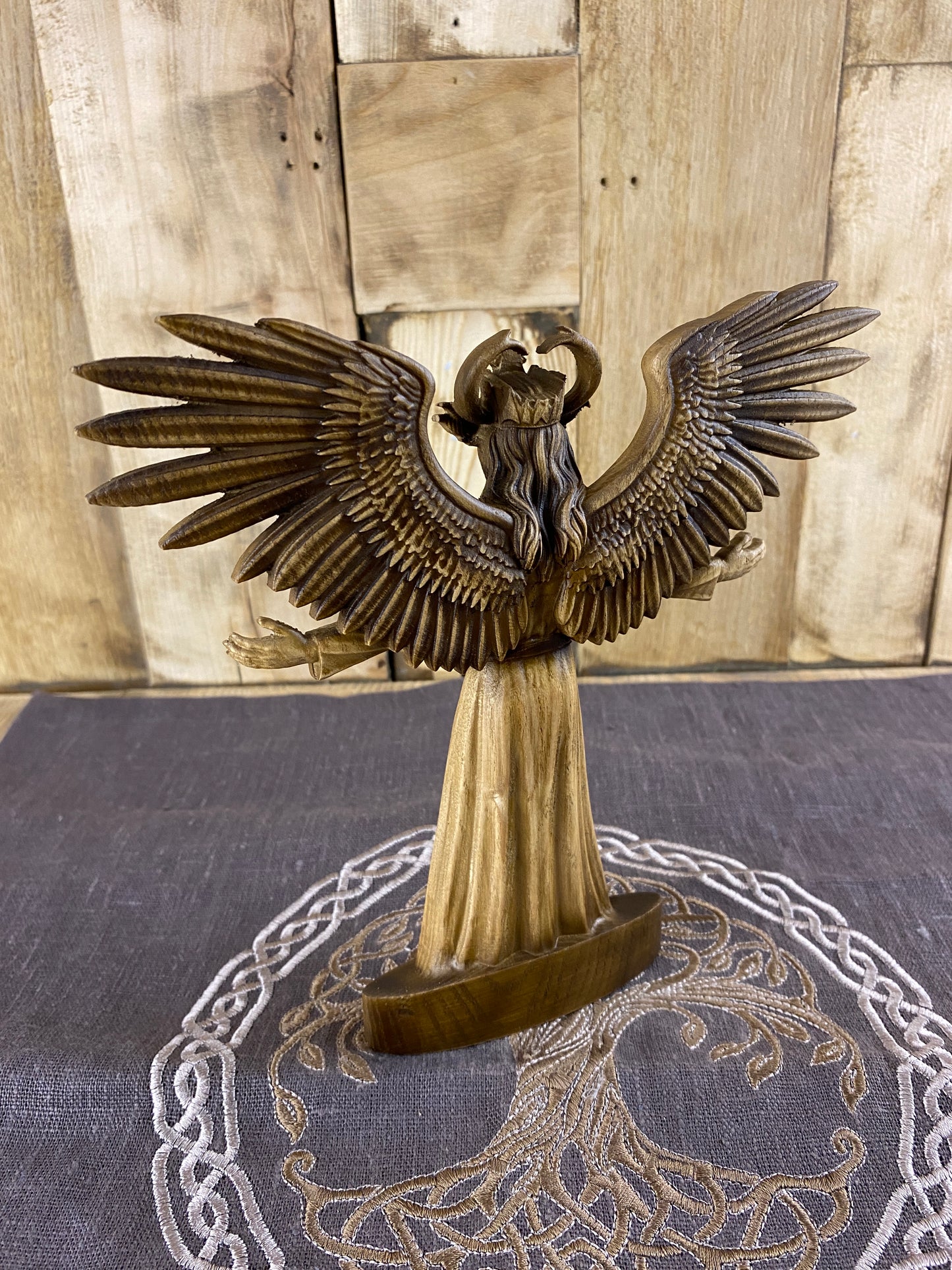 Satan statue Satanism Demon statue Devil statue Satanic Witchcraft Wood carving Demon art Demon decor Occult decor Satanael Occult art