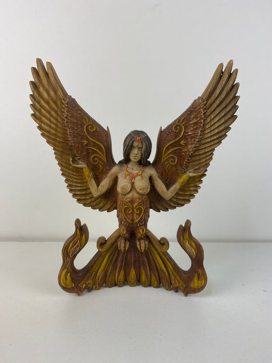Alkonost Sirin and alkonost Alkonost statue Slavic folklore Slavic statue Pagan statue Slavic gods Mystical bird Pagan goddess Women bird