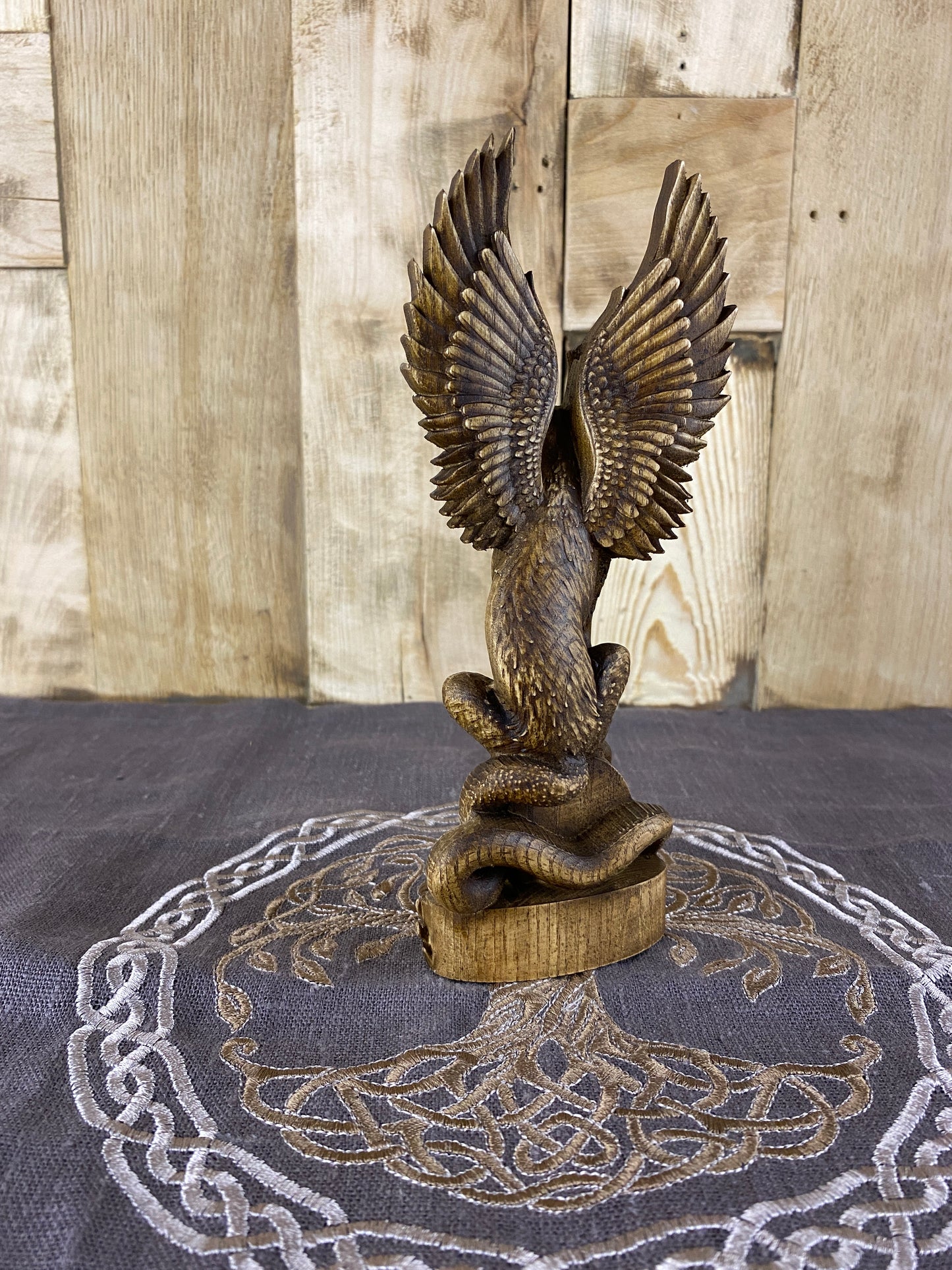 Marchosias Demon statue Demon sigil Winged wolf Goetia demon Occult décor Pagan statue Marchosias seal Wicca altar Solomon Pagan altar Wicca