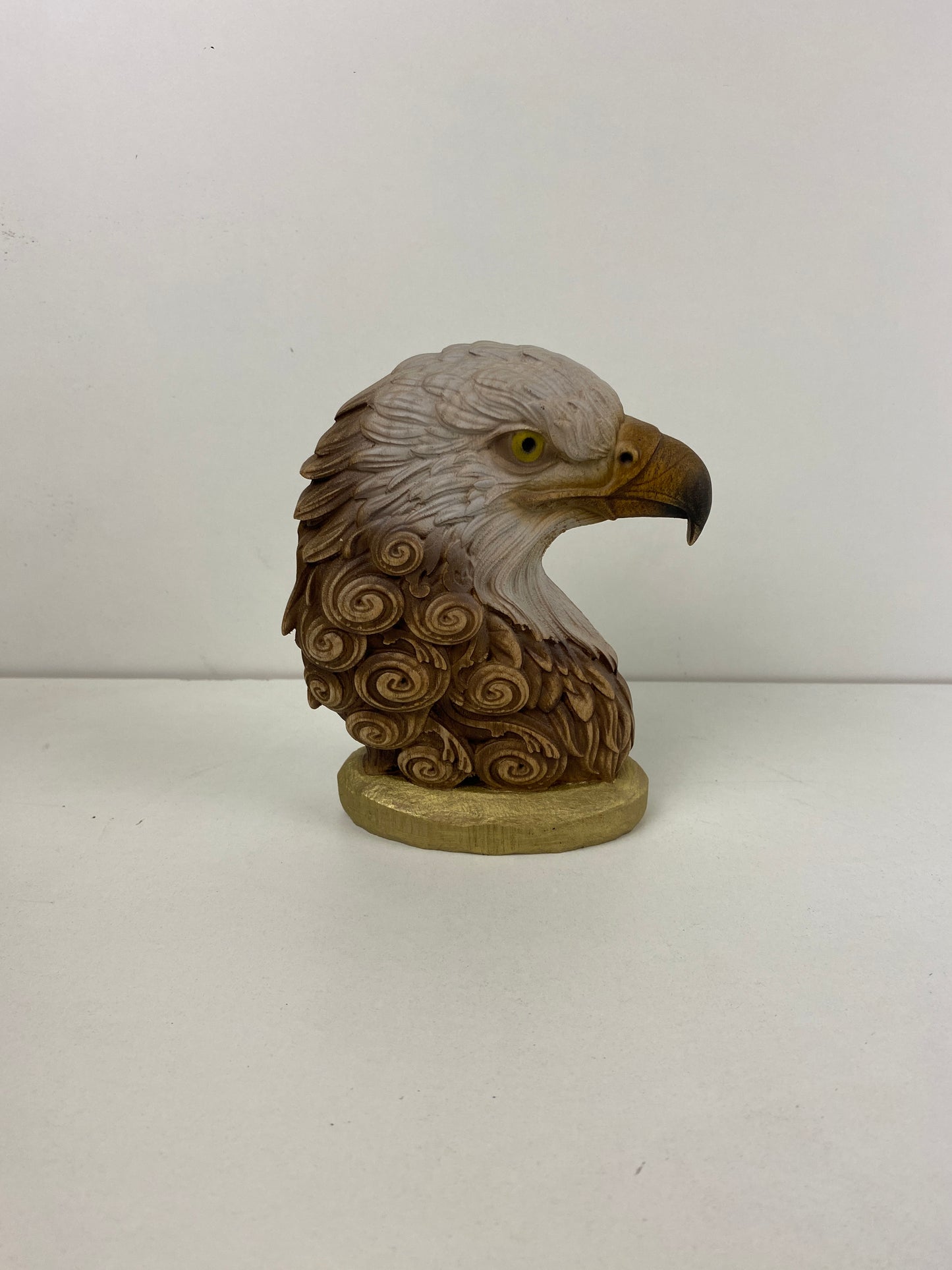 Eagle head Eagle statue Wooden eagle Eagle figurine Maori American Eagle Bald eagle Eagle bust Wood carving Bird art Gift for friend