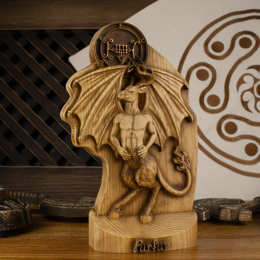 Furfur Wooden Demon Statue