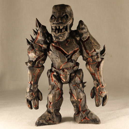 Handmade Golem Statue Inspired by Jewish Mythology