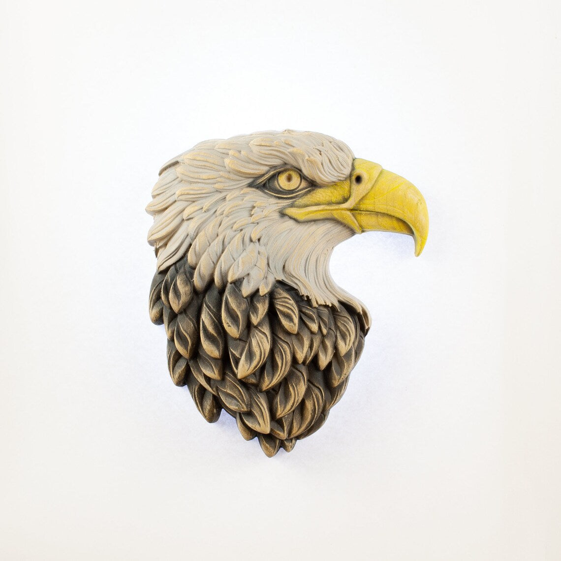 Bald Eagle Wood Wall Art - Wood Carved American Patriot