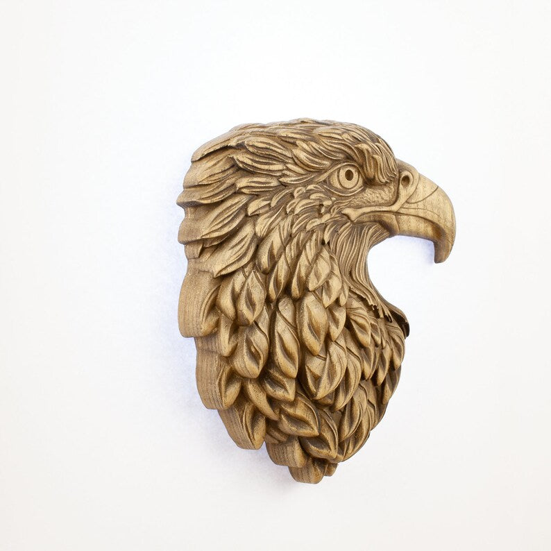 Symbolic American Eagle Wooden Wall Art