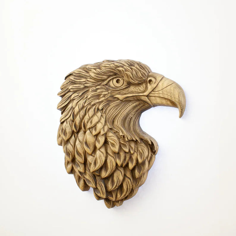 Symbolic American Eagle Wooden Wall Art